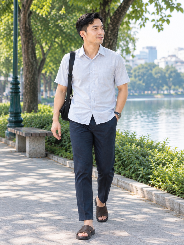 Outfit đi dạo dạo bước thư thái